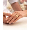 image:imageEgnaro Womens Silicone Wedding Ring Etched Rubber Band6mm Wide 2mm ThickPack A4Apple BlossomsSunlight Yellow  Sweet Lilac  Light Blue  Deep Ultramarine