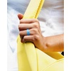image:imageEgnaro Womens Silicone Wedding Ring Etched Rubber Band6mm Wide 2mm ThickPack A4Apple BlossomsSunlight Yellow  Sweet Lilac  Light Blue  Deep Ultramarine