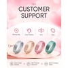 image:imageEgnaro Womens Silicone Wedding Ring Etched Rubber Band6mm Wide 2mm ThickPack D1LovePeach  Pink Rose Gold  Metallic Green  Silver
