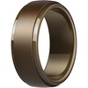 image:imageEgnaro Mens Silicone Rings Classic Black Step Edge Rubber band 10mm WideSETA4Bronze