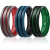 SETC3: Dark Gray-Red  Blue Iris-Black  Black-Emerald Green