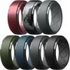 SETB43-Metallic Burgundy  Black Gray Camo  Dark Gray  Dark Foliage Green  Twilight Blue  Black Gray  Black