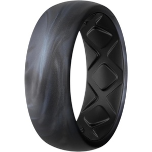 image:imageEgnaro Mens Silicone Wedding Rings 17 Multipack of Flexible Rubber BandsSETF2 Gray CamoBlack