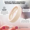 image:imageEgnaro 458 Variety Multipack Ergonomic Breathable Bridal Rings SetsSETA3White Nude Peachy Pink Dark Nude Black