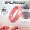 image:imageEgnaro 458 Variety Multipack Ergonomic Breathable Bridal Rings SetsSETB7White Pink Rose Gold Silver Black