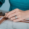 image:imageEgnaro 458 Variety Multipack Ergonomic Breathable Bridal Rings SetsSETB7White Pink Rose Gold Silver Black