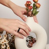 image:imageEgnaro 458 Variety Multipack Ergonomic Breathable Bridal Rings SetsSETB8Black
