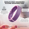 image:imageEgnaro 458 Variety Multipack Ergonomic Breathable Bridal Rings SetsSETC7Black Orchid Haze Light Pink White