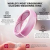 image:imageEgnaro 458 Variety Multipack Ergonomic Breathable Bridal Rings SetsSETC8Peach Pink Sunlight Yellow Teal Lilac Purple Pink Camo Black Gray White Metallic Starry Purple