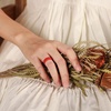 image:imageEgnaro 458 Variety Multipack Ergonomic Breathable Bridal Rings SetsSETC9Lapis Blue Sunlight Yellow White Cinnabar Red