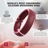 image:imageEgnaro 458 Variety Multipack Ergonomic Breathable Bridal Rings SetsSETD1Maroon Orange Blue Jewel Orchid Haze Black Whitepink White