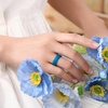 image:imageEgnaro 458 Variety Multipack Ergonomic Breathable Bridal Rings SetsSETD1Maroon Orange Blue Jewel Orchid Haze Black Whitepink White
