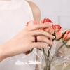 image:imageEgnaro 458 Variety Multipack Ergonomic Breathable Bridal Rings SetsSETD1Maroon Orange Blue Jewel Orchid Haze Black Whitepink White