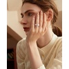 image:imageEgnaro Silicone Wedding Bands Women Inner Arc Ergonomic Breathable DesignSETEWhiteMetal Silver