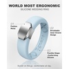 image:imageEgnaro Silicone Wedding Bands Women Inner Arc Ergonomic Breathable DesignSETMPink SandMetal Light Rose Gold Light BlueMetal Silver Light NudeMetal Light Rose Gold Metallic Pearl WhiteMetal Silver