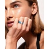 image:imageEgnaro Silicone Wedding Bands Women Inner Arc Ergonomic Breathable DesignSETQEmerald GreenMetal Silver