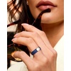 image:imageEgnaro Silicone Wedding Bands Women Inner Arc Ergonomic Breathable DesignSETSDark BlueMetal Gold