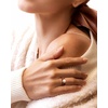 image:imageEgnaro Silicone Wedding Bands Women Inner Arc Ergonomic Breathable DesignSETUWarm BrownMetal Gold