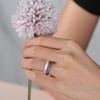 image:imageEgnaro Womens Braided Silicone Wedding Ring Stylish Stackable Rubber BandE2Black  Metallic Silver  Marble  Light Gray  Dark silver