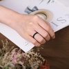 image:imageEgnaro Womens Braided Silicone Wedding Ring Stylish Stackable Rubber BandE3Royal Black  Bright Peach  Princess White  Cream Beige  Cloudy Pink