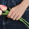 image:imageEgnaro Womens Braided Silicone Wedding Ring Stylish Stackable Rubber BandE6Metallic Silver  Bronze  White  Light Rose Gold