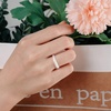 image:imageEgnaro Womens Braided Silicone Wedding Ring Stylish Stackable Rubber BandSETNWhite
