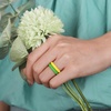 image:imageEgnaro Womens Braided Silicone Wedding Ring Stylish Stackable Rubber BandSETPRed  Orange  Yellow  Cyan  Blue  Purple