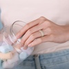 image:imageEgnaro Womens Bridal Rings Sets 6mm Wide 2mm Thick Silicone Wedding Rubber Band with Half Size Inner Arc Ergonomic Breathable DesignSETB9Royal Black  Bright Peach  Princess White  Cream Beige  Cloudy Pink