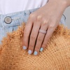 image:imageEgnaro Womens Bridal Rings Sets 6mm Wide 2mm Thick Silicone Wedding Rubber Band with Half Size Inner Arc Ergonomic Breathable DesignSETB9Royal Black  Bright Peach  Princess White  Cream Beige  Cloudy Pink