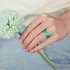 image:imageEgnaro Womens Bridal Rings Sets 6mm Wide 2mm Thick Silicone Wedding Rubber Band with Half Size Inner Arc Ergonomic Breathable DesignSETCBlack  White  Pink Sand  Metallic Turquoise