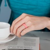 image:imageEgnaro Womens Bridal Rings Sets 6mm Wide 2mm Thick Silicone Wedding Rubber Band with Half Size Inner Arc Ergonomic Breathable DesignSETD2Bronze White Metallic Silver Light Red Camo Rose Gold Pink Camo Marble