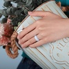 image:imageEgnaro Womens Bridal Rings Sets 6mm Wide 2mm Thick Silicone Wedding Rubber Band with Half Size Inner Arc Ergonomic Breathable DesignSETJWhite