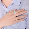 image:imageEgnaro Womens Silicone Anniversary Wedding Ring 25mm Wide 18mm Thick28Peach White Lavender Mint Green