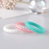 image:imageEgnaro Womens Silicone Anniversary Wedding Ring 25mm Wide 18mm Thick28Peach White Lavender Mint Green