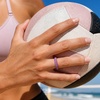 image:imageEgnaro Womens Silicone Anniversary Wedding Ring 25mm Wide 18mm ThickA4Orchid Haze  Cloudy Blue  Light Purple  Arctic Ice  Sand Pink  Black Gray  White