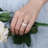 image:imageEgnaro Womens Silicone Engagement Ring 55mm Wide Comfort Fit Shimmer SetA1Glitter Pearl Glow  Rose Gold  Peach  Metallic Green  Claret Red  Galaxy Matte Black  White