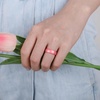 image:imageEgnaro Womens Silicone Engagement Ring 55mm Wide Comfort Fit Shimmer SetA1Glitter Pearl Glow  Rose Gold  Peach  Metallic Green  Claret Red  Galaxy Matte Black  White
