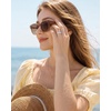 image:imageEgnaro Womens Silicone Engagement Ring 55mm Wide Comfort Fit Shimmer SetA5Glitter Champagne Gold  Canal Blue  Illusion Blue Matte White