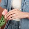 image:imageEgnaro Womens Silicone Engagement Ring 55mm Wide Comfort Fit Shimmer SetB3Glitter Galaxy  Rose Gold Matte Black  Marble