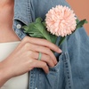 image:imageEgnaro Womens Silicone Engagement Ring 55mm Wide Comfort Fit Shimmer SetC4Glitter Silver Matte Black  White  Light Blue  Light Green