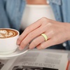 image:imageEgnaro Womens Silicone Engagement Ring 55mm Wide Comfort Fit Shimmer SetC7Glitter Burgundy  Pearl Glow  Galaxy  Rose Gold Matte Light Orange  Light Yellow  Light Blue  Pink Purple