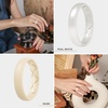 image:imageEgnaro Womens Silicone Engagement Ring 55mm Wide Comfort Fit Shimmer SetC8Glitter Rose Gold  Peal Glow  Ember Gold  Sparkle Rose  Metallic Green  Metallic Starry Purple Matte Nude  Black