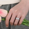 image:imageEgnaro Womens Silicone Engagement Rings 55mm Wide 2mm ThickA6Black  Metallic Silver  Marble  Light Gray  Dark silver  Metallic Platinum
