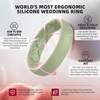 image:imageEgnaro Womens Silicone Engagement Rings 55mm Wide 2mm ThickB4Black  Pink Sand  Sunlight  Mist Green  Beige  Orchid Haze