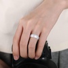 image:imageEgnaro Womens Silicone Engagement Rings 55mm Wide 2mm ThickSETB2White  Galaxy  Bright Green  Black  Marble  Bright Pearl  Bright Bronze