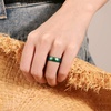 image:imageEgnaro Womens Silicone Engagement Rings 55mm Wide 2mm ThickSETB2White  Galaxy  Bright Green  Black  Marble  Bright Pearl  Bright Bronze