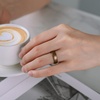 image:imageEgnaro Womens Silicone Engagement Rings 55mm Wide 2mm ThickSETE2Black Marble Light Red Camo Rose Gold White Metallic Silver Bronze
