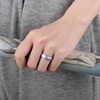 image:imageEgnaro Womens Silicone Engagement Rings 55mm Wide 2mm ThickSETPBlack Marble Whitepink Rose Gold Bronze Metallic Silver White