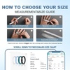 image:imageEgnaro Womens Silicone Stackable Rings 35mm Wide 2mm Thick Flexible Rubber Wedding Bands Leaf Braided Design Breathable Grooves For Gym WorkoutA4White  Classic Blue  Jade Green  Black