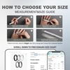 image:imageEgnaro Womens Silicone Stackable Rings 35mm Wide 2mm Thick Flexible Rubber Wedding Bands Leaf Braided Design Breathable Grooves For Gym WorkoutA7Black  Silver  Marble  Light Gray  Dark Silver
